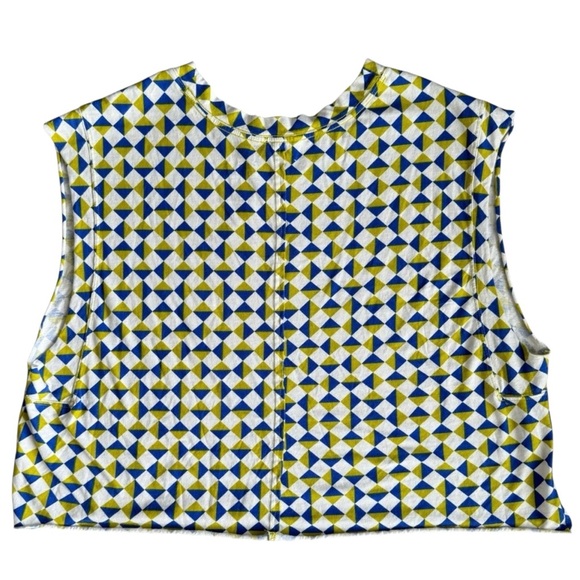 Free People FP Movement Inspire Tank Top Size Large Printed Trippy Geo - Picture 5 of 8